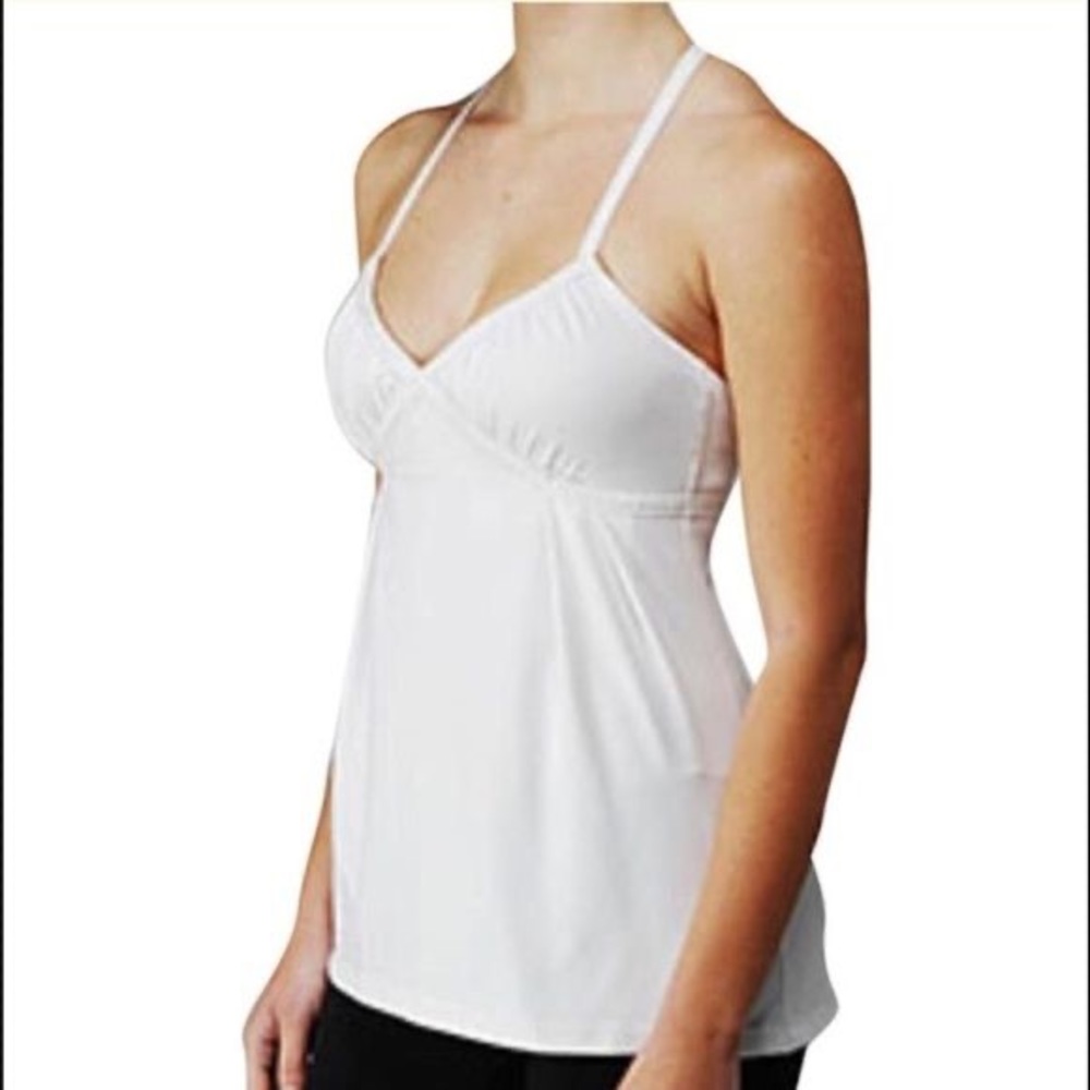 BNWT LULULEMON WHITE DANCE STRAP TANK